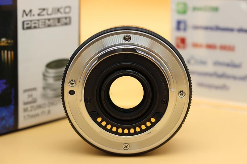 ขาย Lens Olympus M.Zuiko Digital 17mm f1.8 สีดำ อดีตประกันศูนย์ สภาพสวย  ไร้ฝ้า รา ใช้งานน้อย ตัวหนังสือคมชัด อุปกรณ์ครบกล่อง  อุปกรณ์และรายละเอียดของสินค้